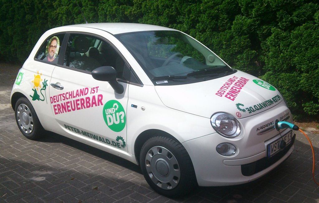 Peter Meiwalds Wahlkampf-E-Mobil