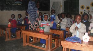 Ein Kindergarten in Rwanda