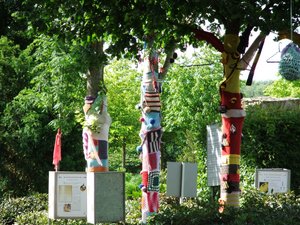 Frauen im Park der Gärten