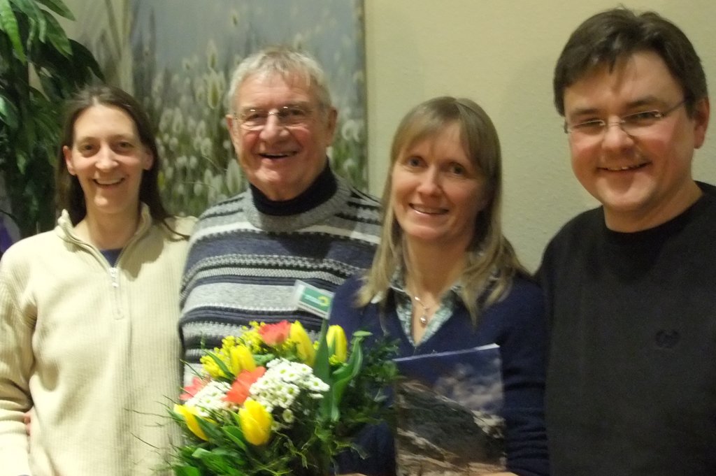 V.l.n.r.: Sonja Wagner, Karl-Fritz Gertjejanssen, Unsere Kandidatin Susanne Miks, Jörg Thom