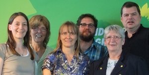 Susanne Miks und die Delegierten des Ammerlands auf der LDK